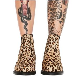 Dr. Martens Flora Leopard Chelsea Boots EU36 US5